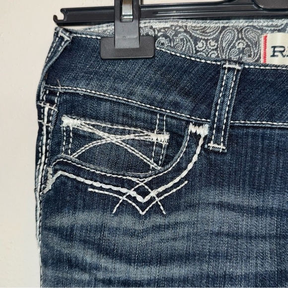 Ariat R.E.A.L. Denim Mid Rise Boot Cut Jeans Women’s Size 28 Short - Picture 5 of 12